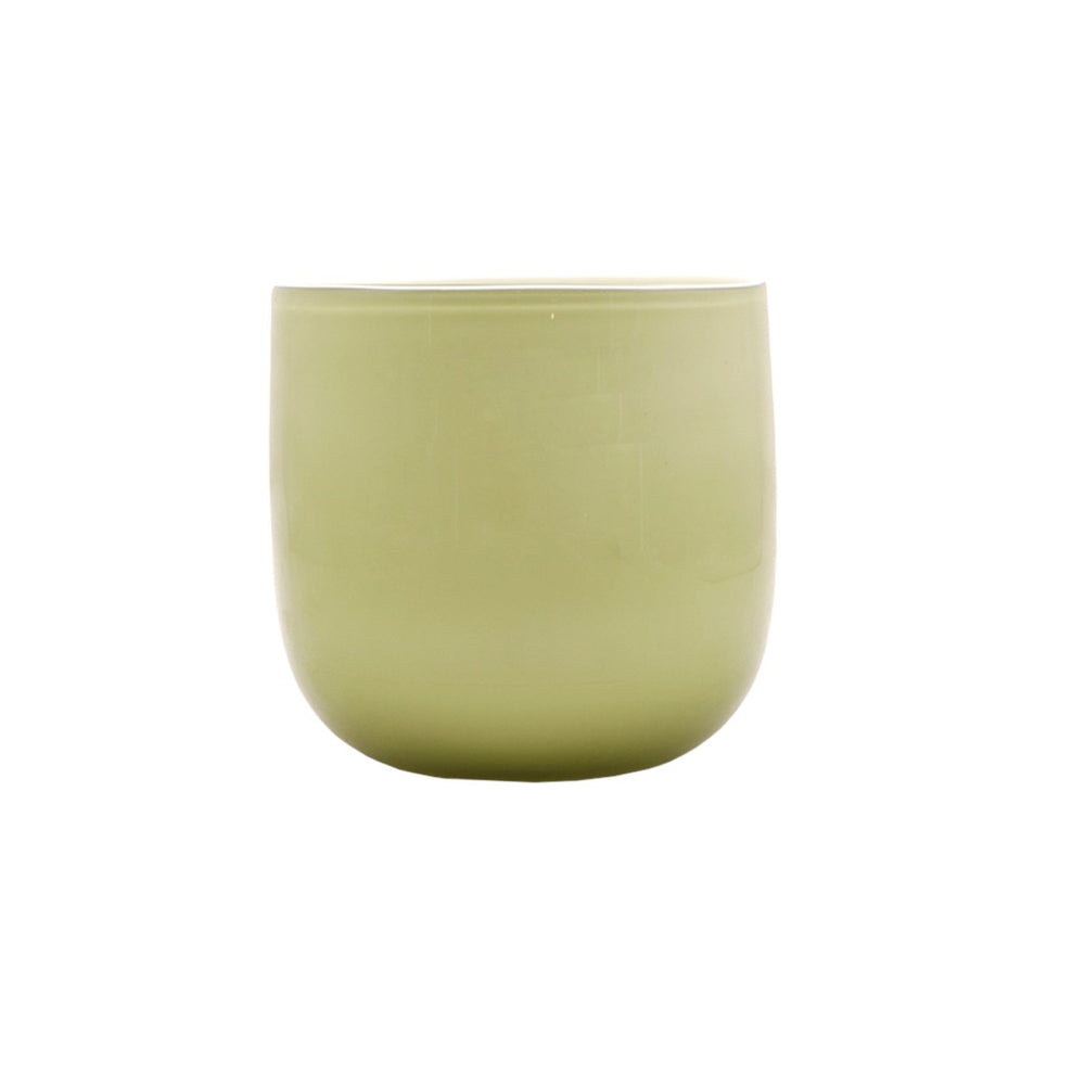 Medium Lemon Milky Vase